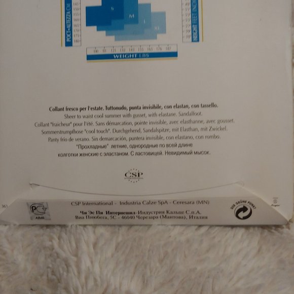 Oroblu GEO Freshness Transparent Cool Touch Sheer to Waist Sandal Toe - Picture 6 of 6